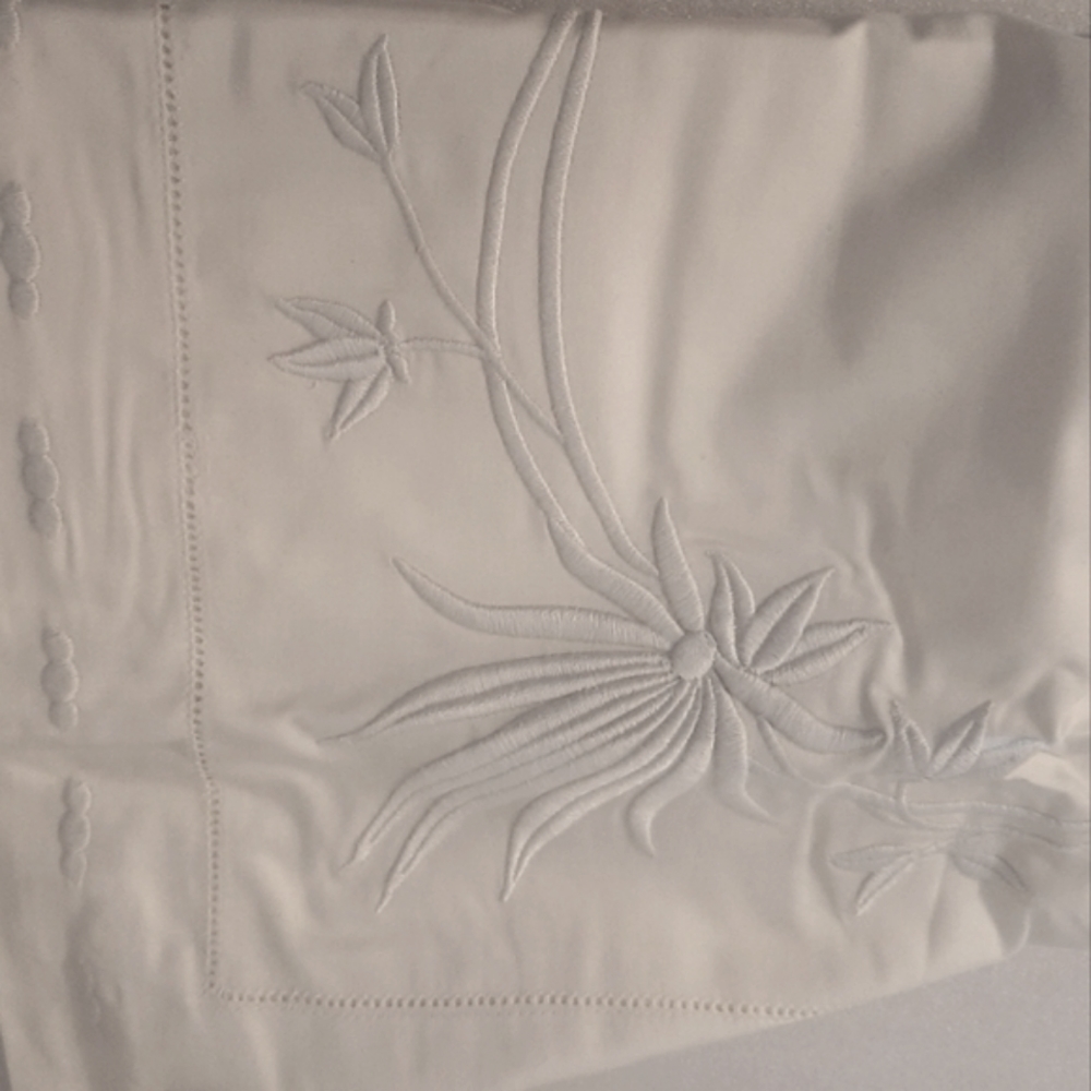 Ralph Lauren KING Islesboro Hillsboro Shams MSRP $430 Cream - Picture 8 of 14